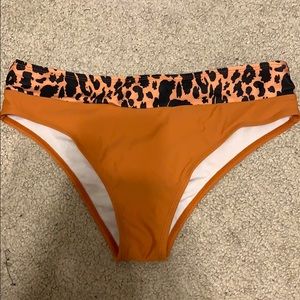 Leopard print bikini bottoms 🐆 NWOT